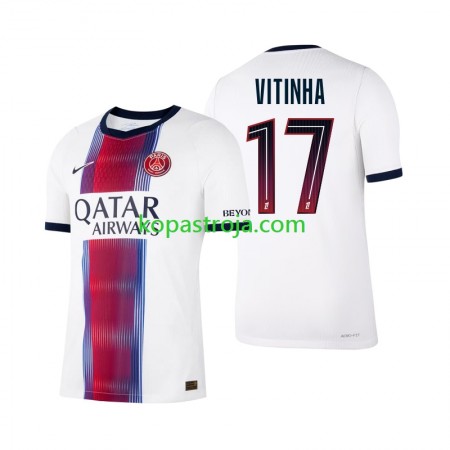 Billiga Fotbollströjor Paris Saint-Germain Vitinha 17 Borta tröja 2026/27 Kortärmad